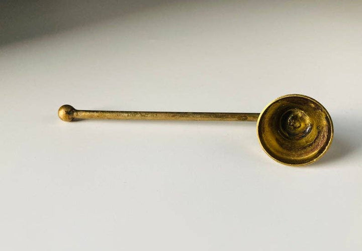 Candle Snuffer - Mini Antiqued Brass