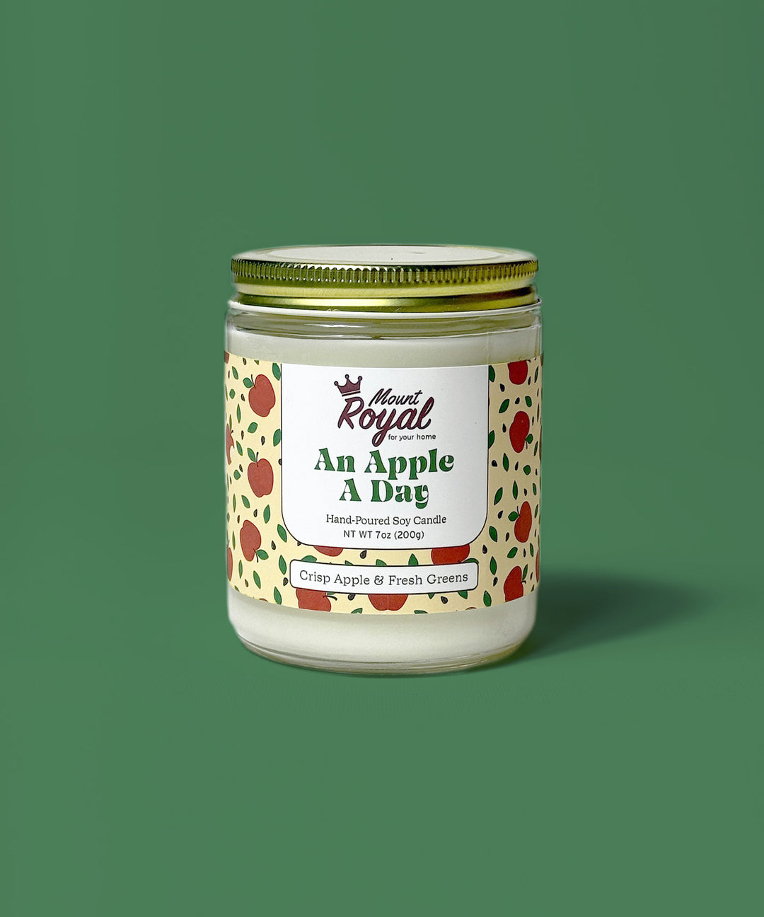 An Apple A Day Candle