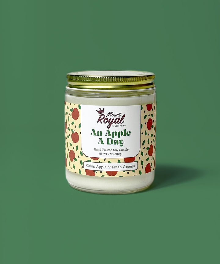 An Apple A Day Candle