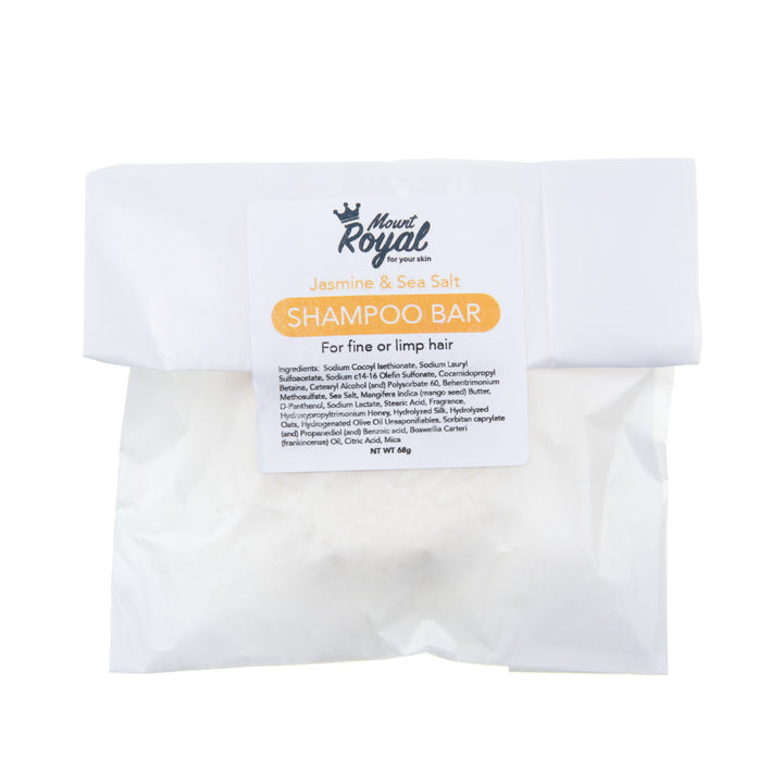 Jasmine & Sea Salt- Volumizing Shampoo Bar