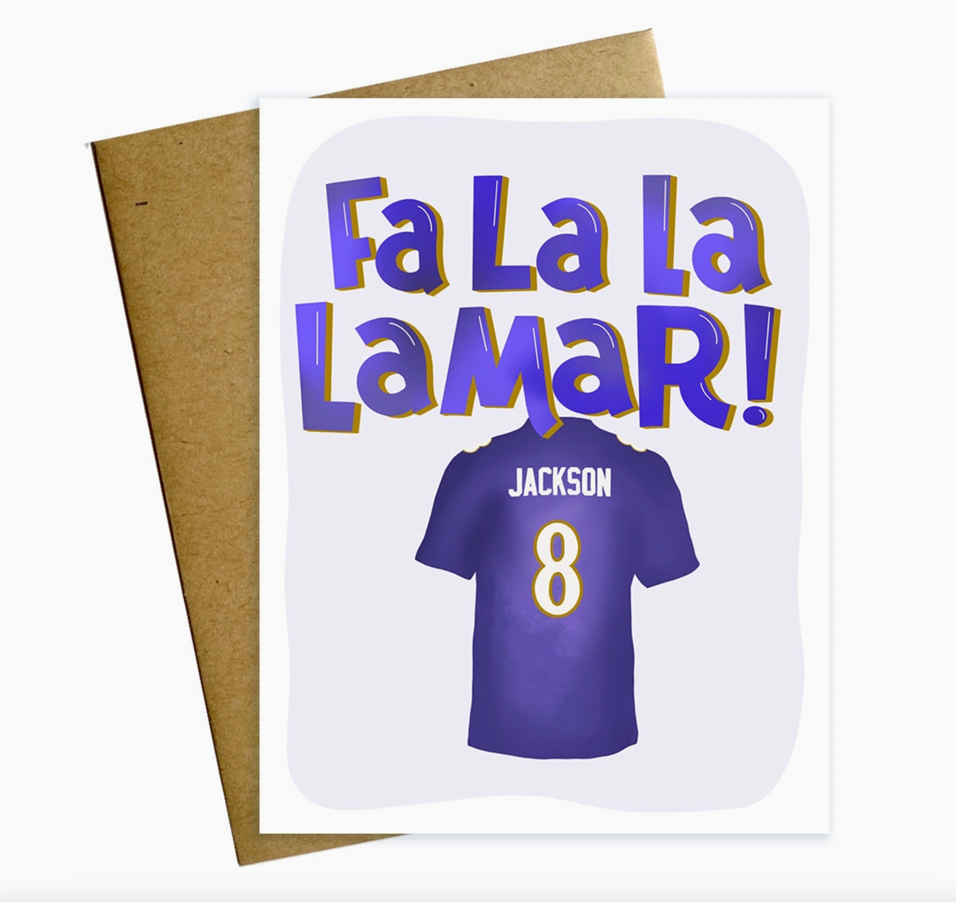 Fa La La Lamar Holiday Card