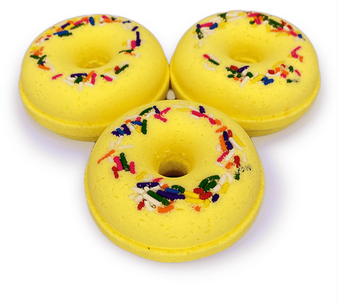 Lemon Meringue Donut Bath Bomb