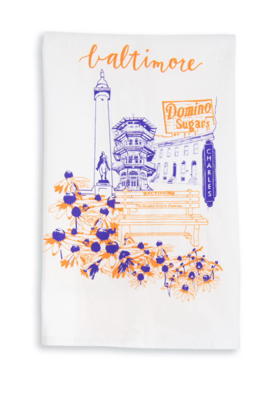 Charm City Love | tea towel