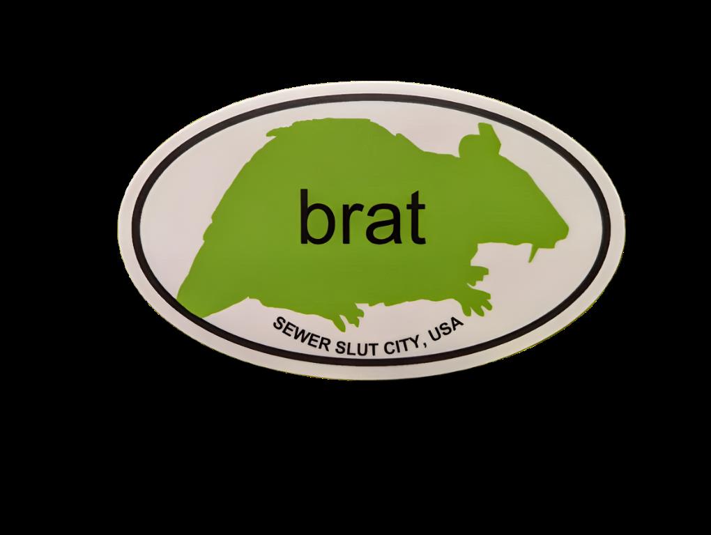 Brat Rat sticker