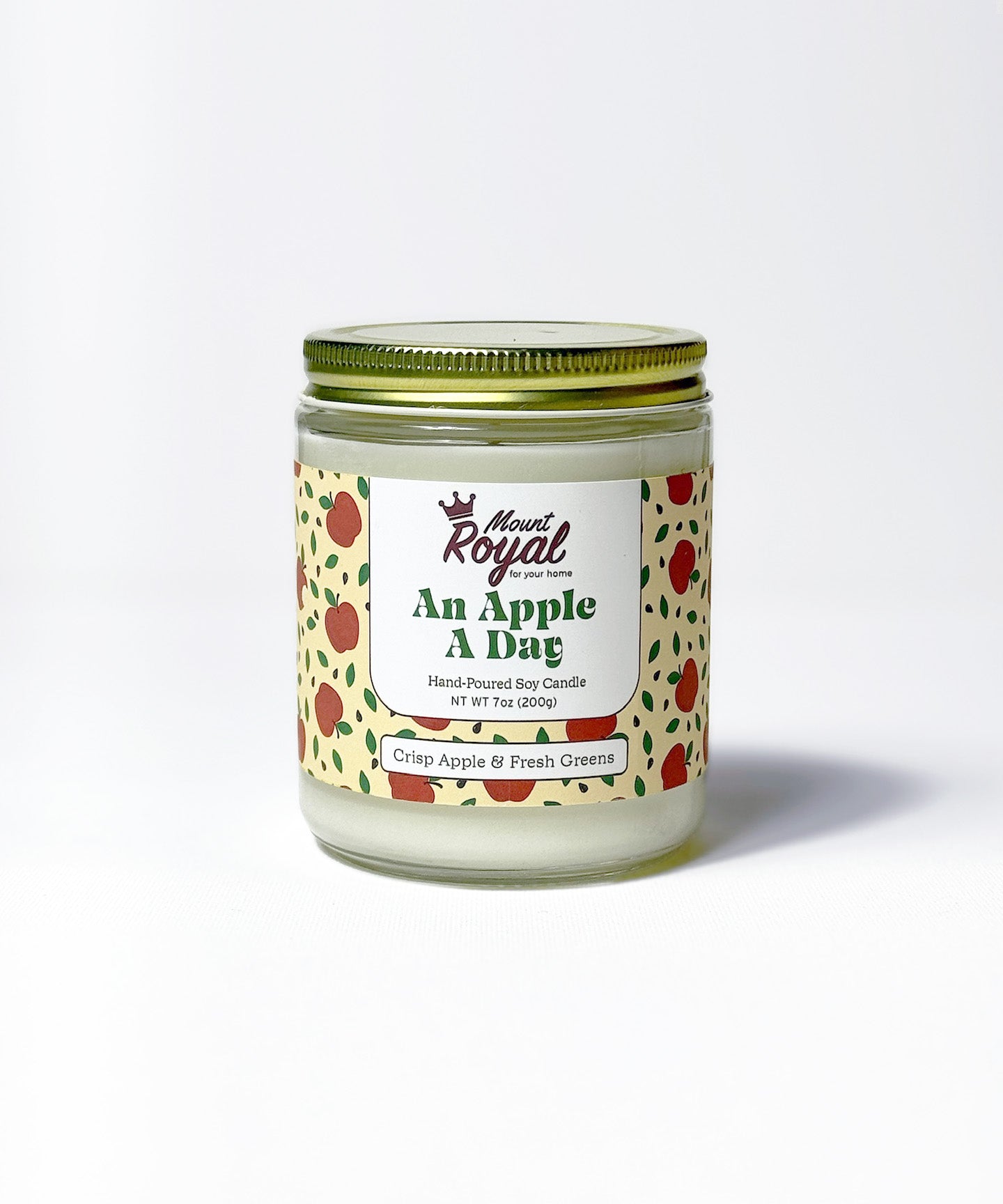 An Apple A Day Candle