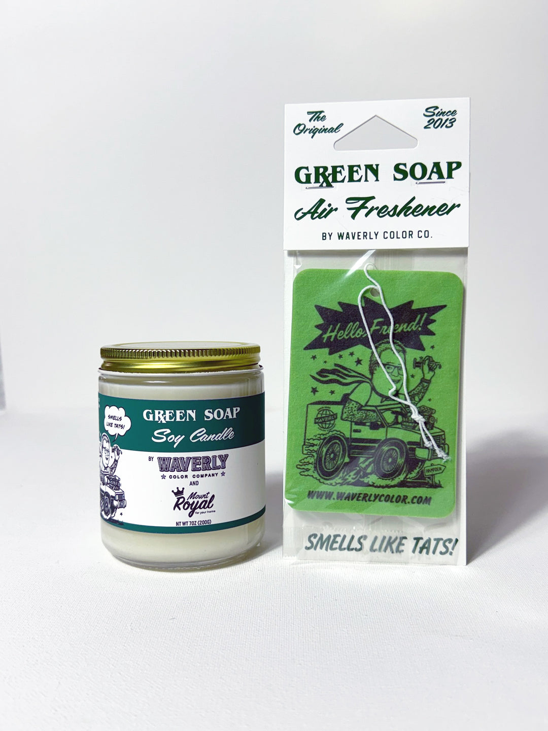 "Green Soap" Candle and Fragrance Combo