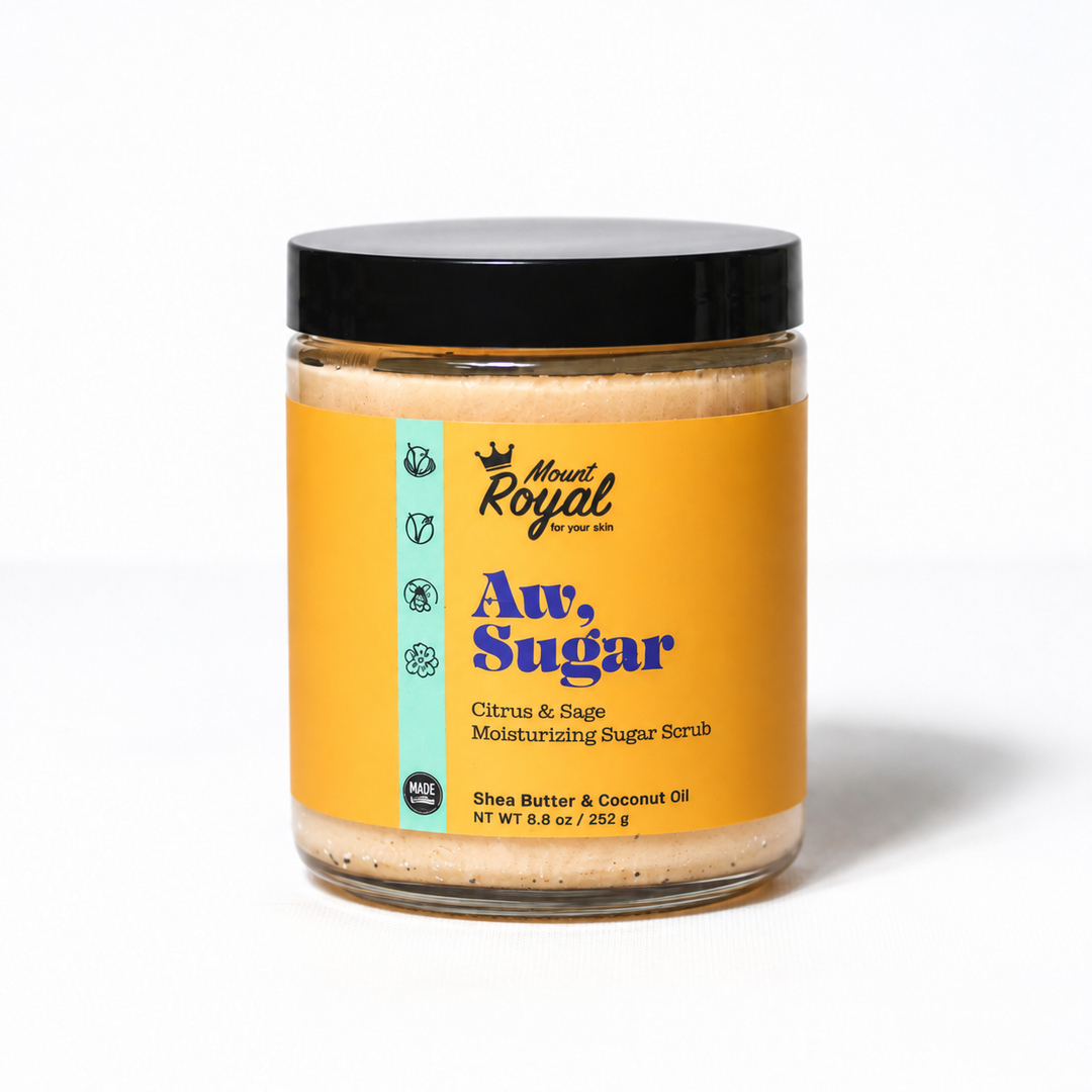 Aw, Sugar- Citrus & Sage Moisturizing Scrub