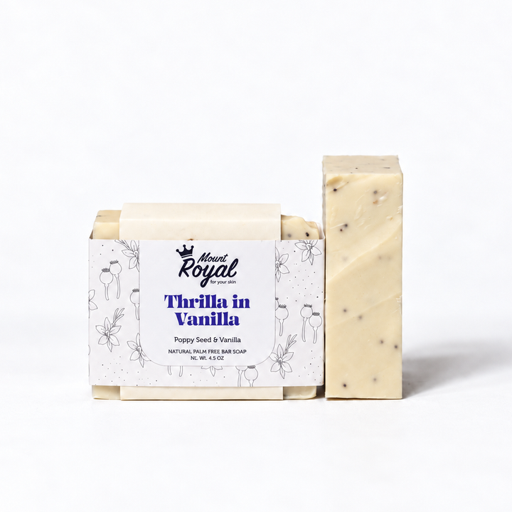 Thrilla' in Vanilla- Poppy Seed & Vanilla Bar Soap