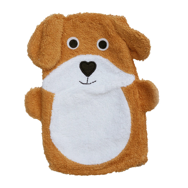 Puppy Ramie Bath Mitt