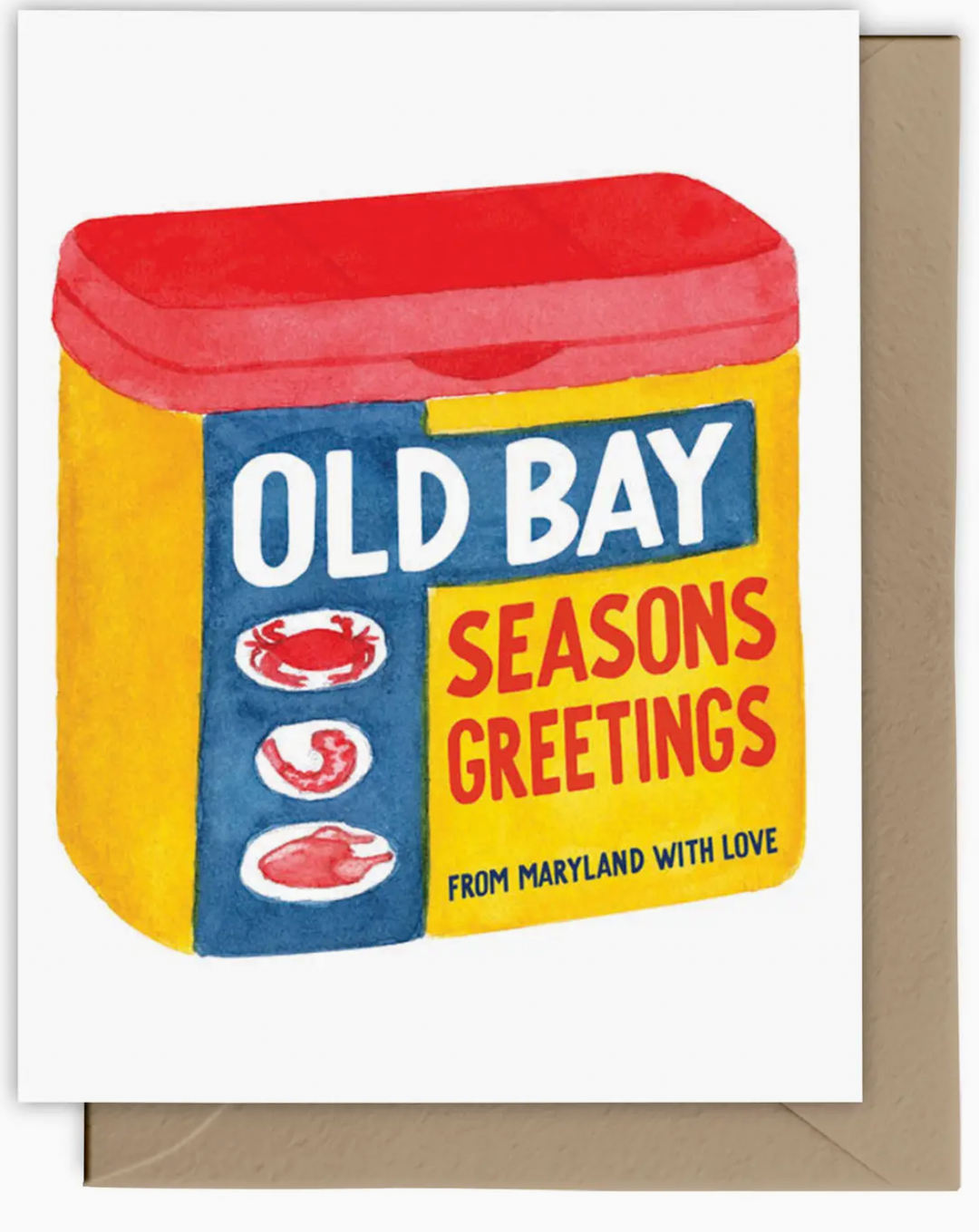Old Bay Seasons Greetings Card