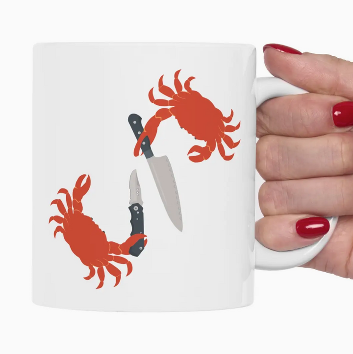 Crab Knife Fight Mug