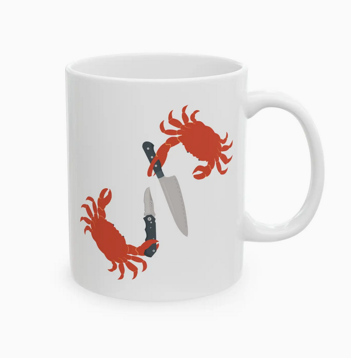 Crab Knife Fight Mug