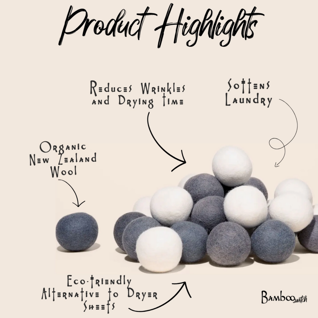Bulk New Zealand Wool Dryer Balls