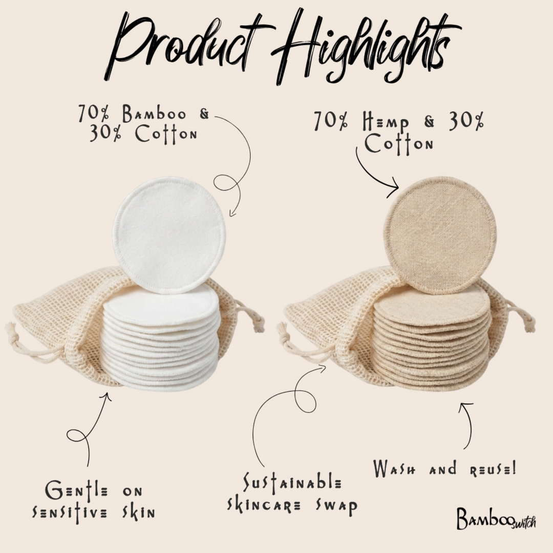 Reusable Hemp Facial Rounds