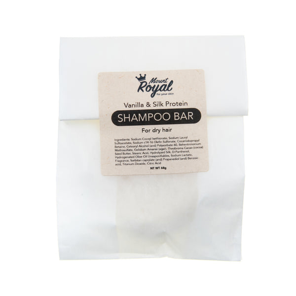 Vanilla & Silk Protein- Moisturizing Shampoo Bar
