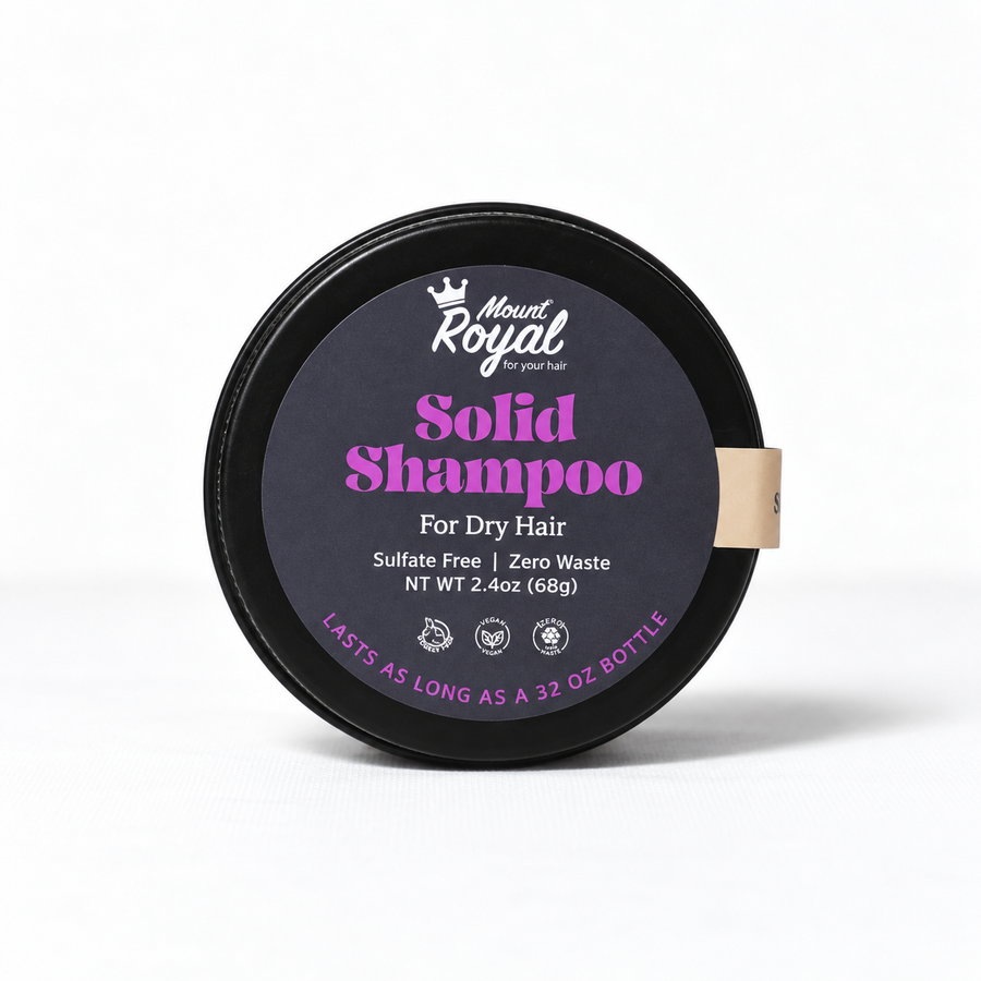 Vanilla & Silk Protein- Moisturizing Shampoo Bar in a tin