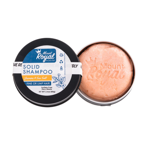 Jasmine & Sea Salt- Volumizing Shampoo Bar
