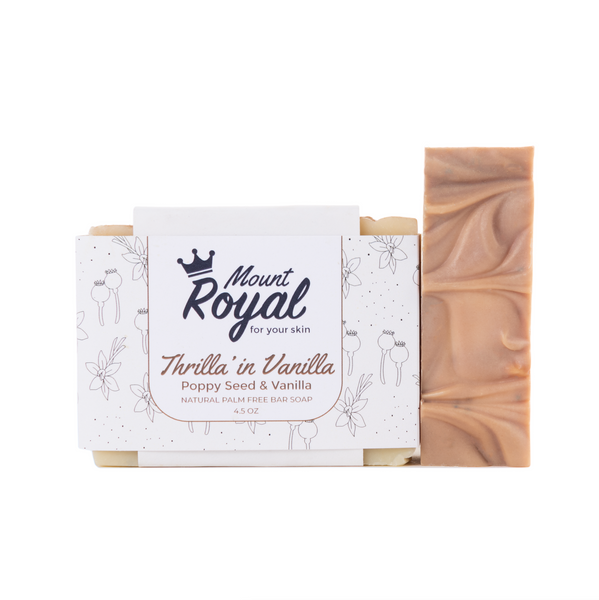 Thrilla' in Vanilla- Poppy Seed & Vanilla Bar Soap