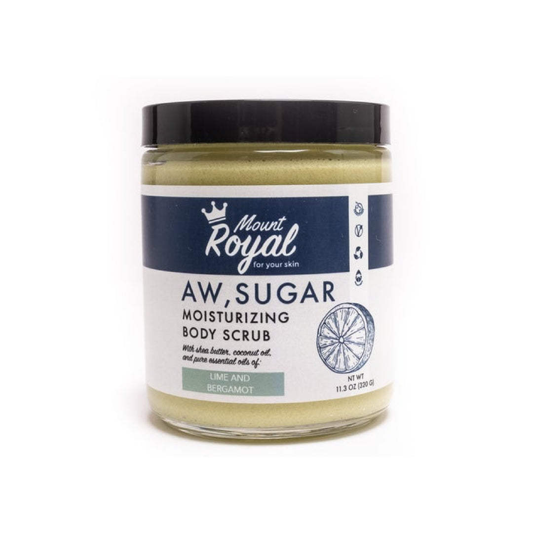 Aw, Sugar- Lime & Bergamot Moisturizing Scrub