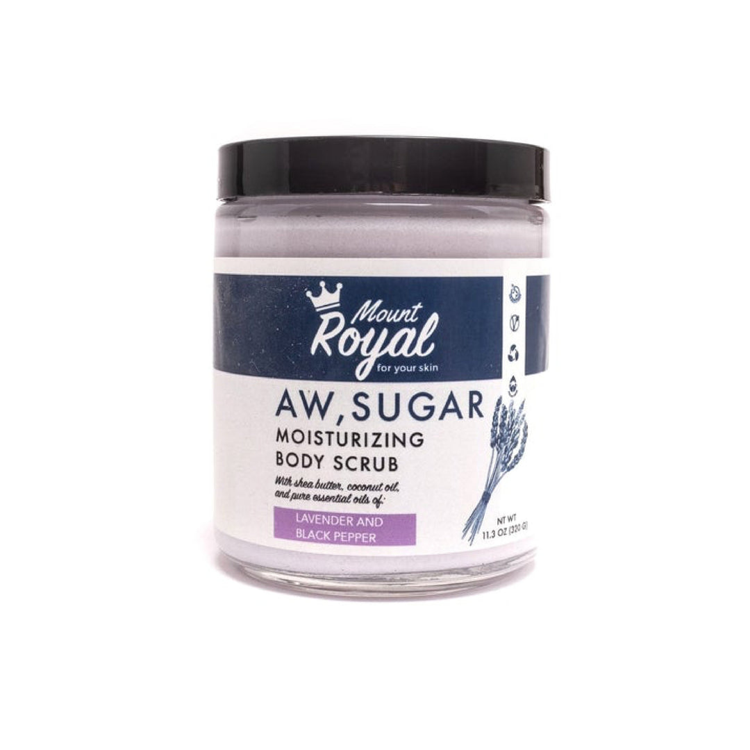 Aw, Sugar- Lavender & Black Pepper Moisturizing Scrub