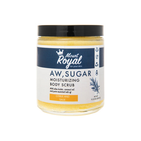 Aw, Sugar- Citrus & Sage Moisturizing Scrub